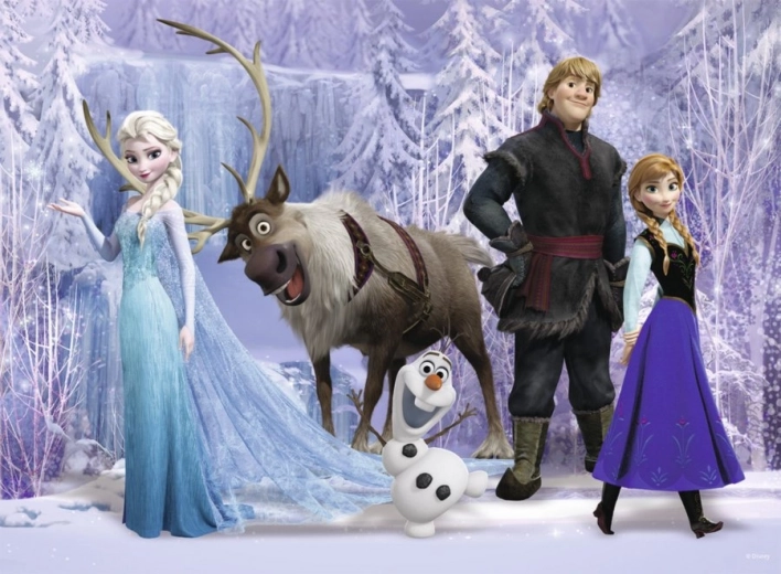 Ravensburger puslespil Frost: I Snedronningens rige 100 brikker