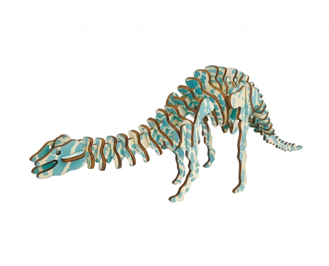 Træ 3D puslespil Diplodocus