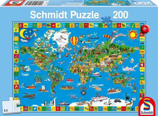 Puzzle Din fantastiske verden 200 brikker