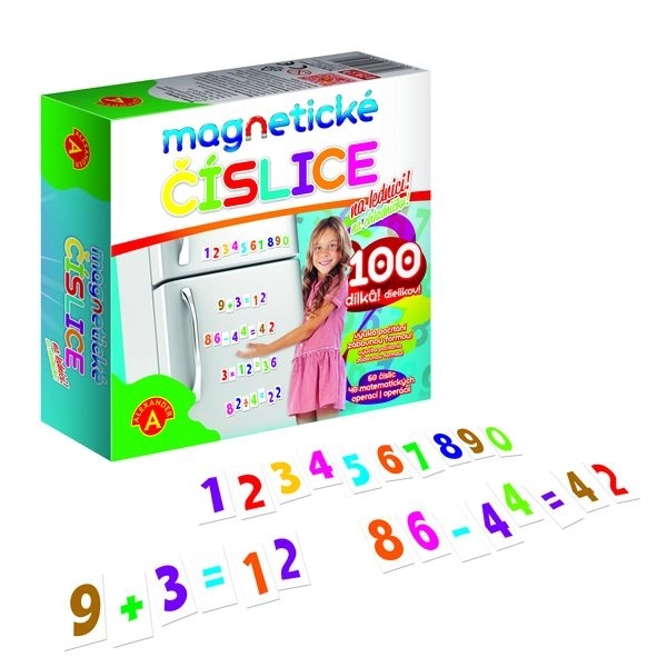 Magnetiske tal til køleskabet