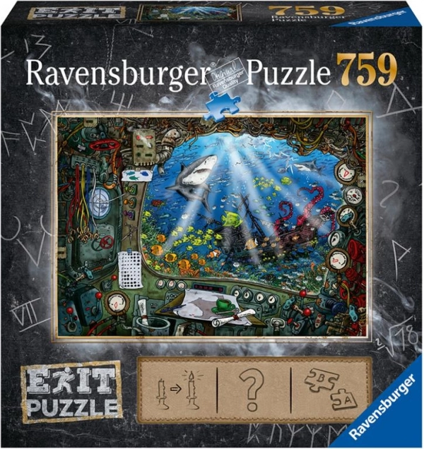 Ravensburger puslespil EXIT: Ubåd 759 stk.