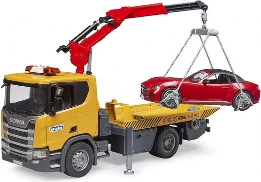 Bruder Scania Super 560R autohjælpssæt med bil
