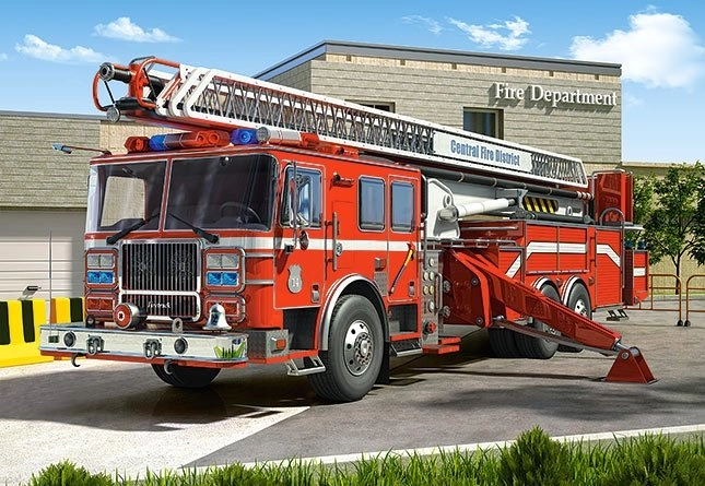 Puslespil 260 brikker – brandbil