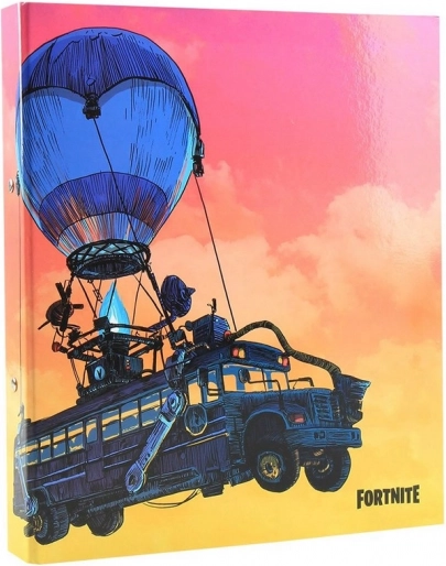 Ringbind A4 Battle Bus Fortnite