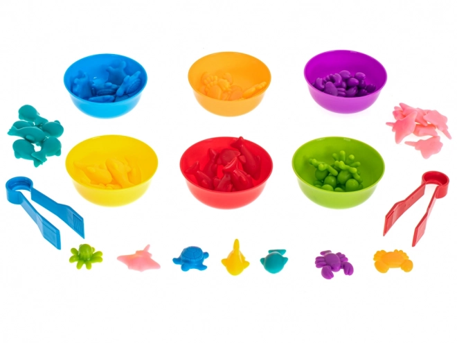 Věuková montessori-leg Aktivitet Lær at Tælle – Havdyr