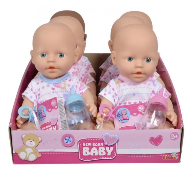 Nyfødt babydukke - drikker og tisser 30 cm