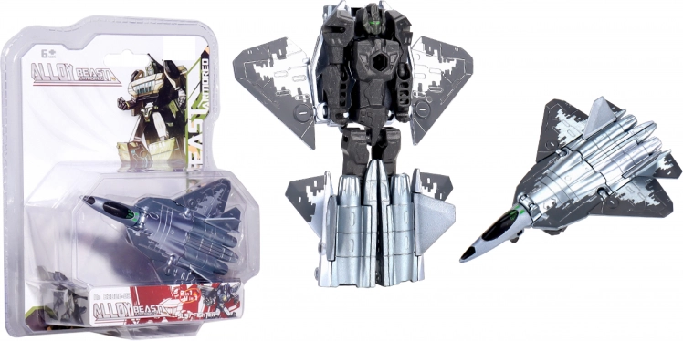 Metal bil-robot 11 cm