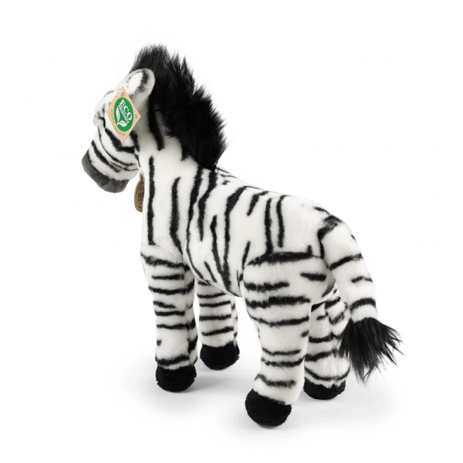 Plyszebra stående 30 cm MILJØVENLIG