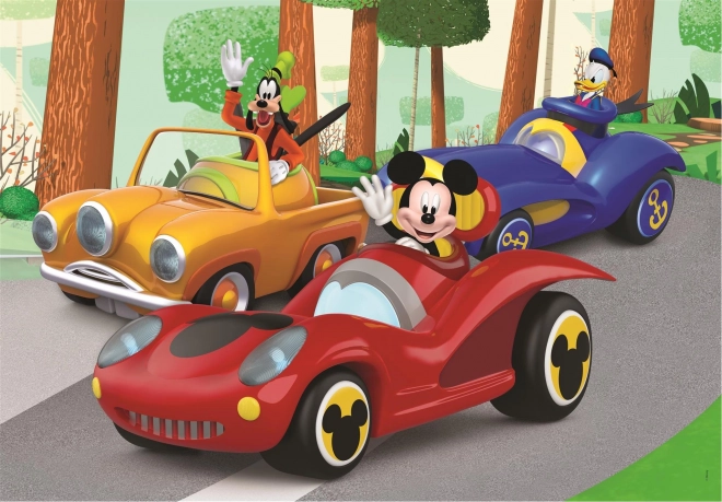 Clementoni puslespil Mickey på tur maxi 24 brikker