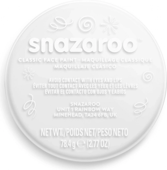 Snazaroo hvid farve til ansigt 75 ml