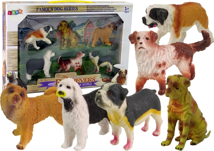 Sæt med Hundefigurer Racer 6 stk.