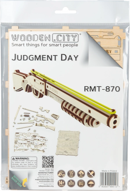 Træ 3D puslespil WOODEN CITY Judgment Day Riffel RMT-870