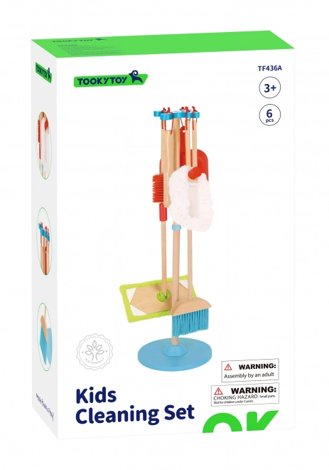 Træsæt til rengøring for børn Tooky Toy
