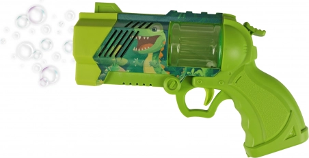 Boblepistol dinosaurus med lys – grøn