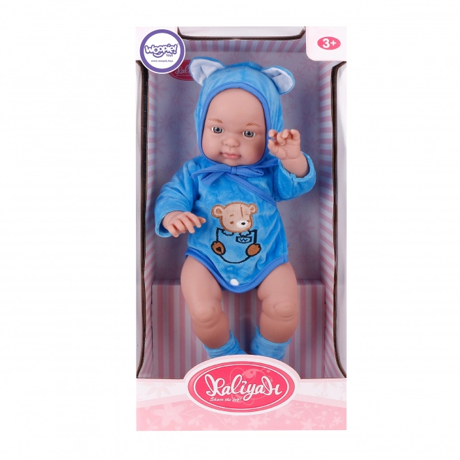 Woopie kongelig dukke baby i bjørnedragt 46 cm