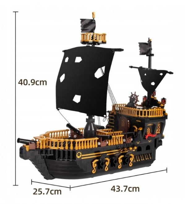 Byggesæt Piratskib 1288 dele