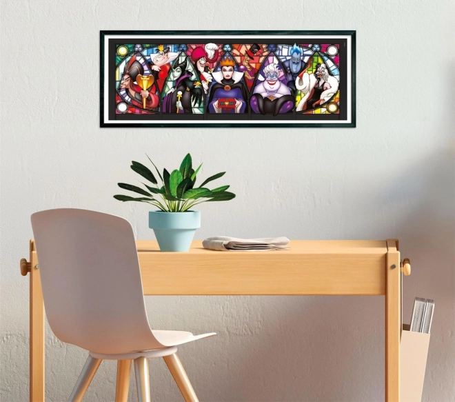 Clementoni panoramapuslespil Disney skurke 1000 brikker