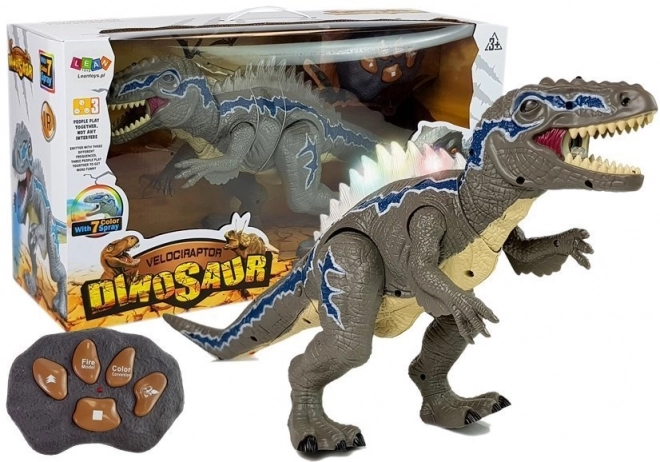 Fjernstyret dinosaur Tyrannosaurus med lyseffekter