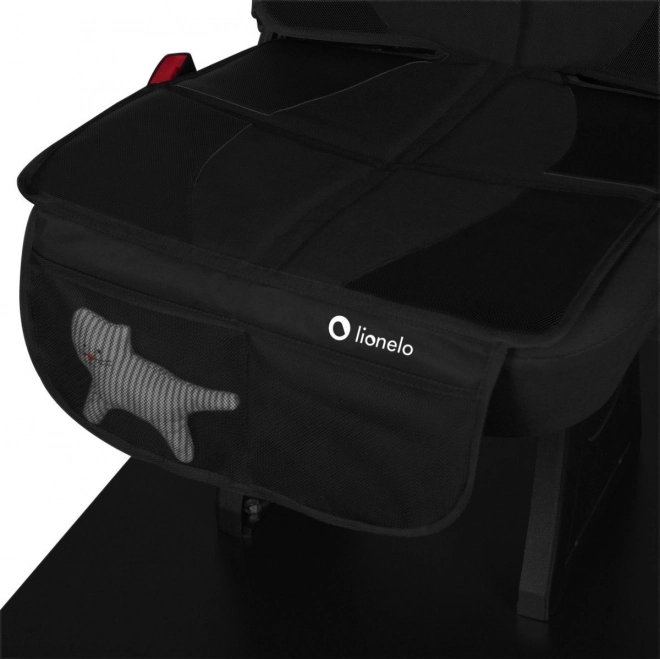 Beskyttermåtte til autostolen Lionelo Sikker Sort Carbon
