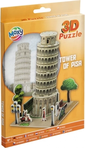 3D-puslespil Det Skæve Tårn i Pisa 21 brikker