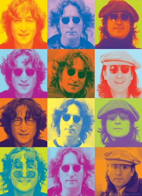 EUROGRAPHICS puslespil Farverige portrætter af John Lennon 1000 brikker