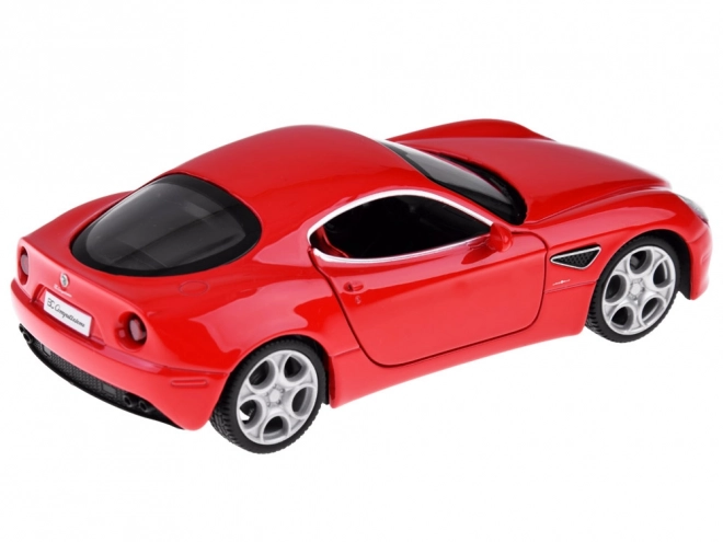 Metalmodelbil Alfa Romeo 8C Competizione skala 1:32