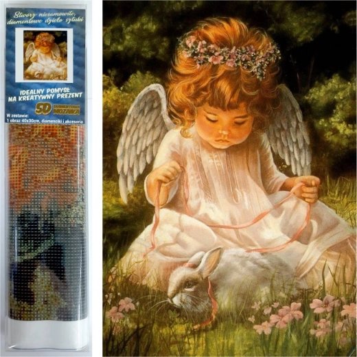 diamantmaleri engel 30 × 40 cm