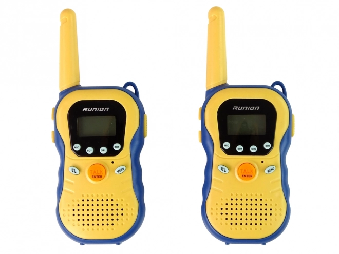 Kortbølge Walkie-talkies til børn gule 2 stk.