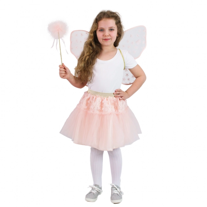 Børnekostume fe Rosalinde med tutu nederdel