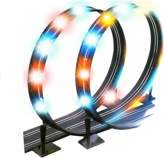 Dobbelt LED-loop for maksimal showeffekt