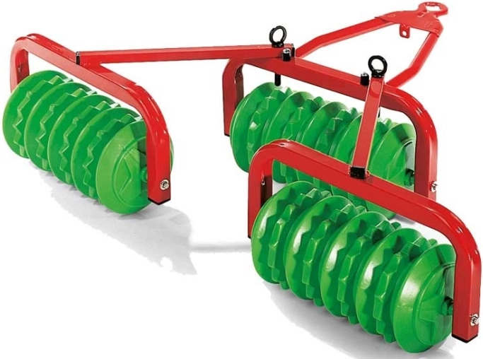 Rolly Toys Cambridge tromle og harve til børnetraktorer