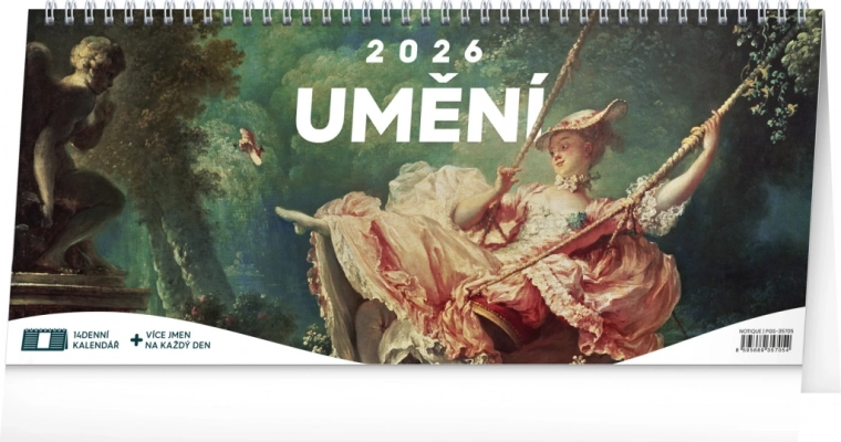 Bordkalender Kunst 2026 – 14-dages
