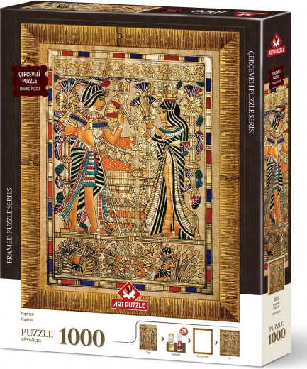 Puslespil med ramme og lim 3-i-1 Papyrus 1000 brikker