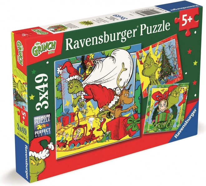 Ravensburger Puslespil Grinch 3x49 brikker