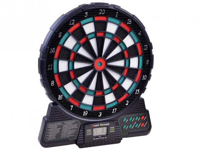 Elektronisk dartskive med 18 spil