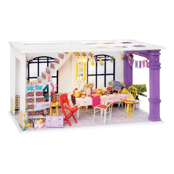 Miniaturedukkehus Party Spisestue fra Rolife