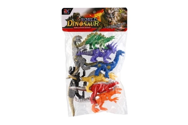 Dinosaurer/Drage 8 stk plast 14-17 cm i pose 22x35x7cm
