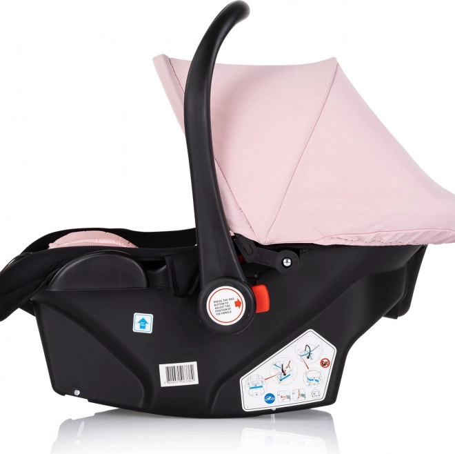 Autostol Chipolino Amore i-Size lyserød