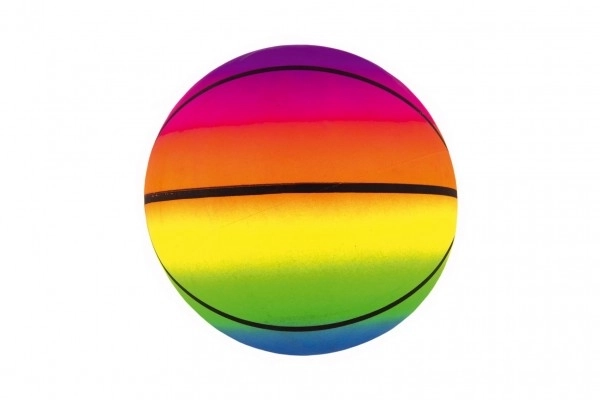Basketbold gummi oppustet 20 cm i net