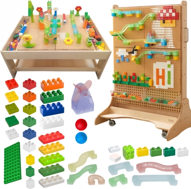 Konstruktionssæt kuglebane STEM Masterkidz 359 stk.