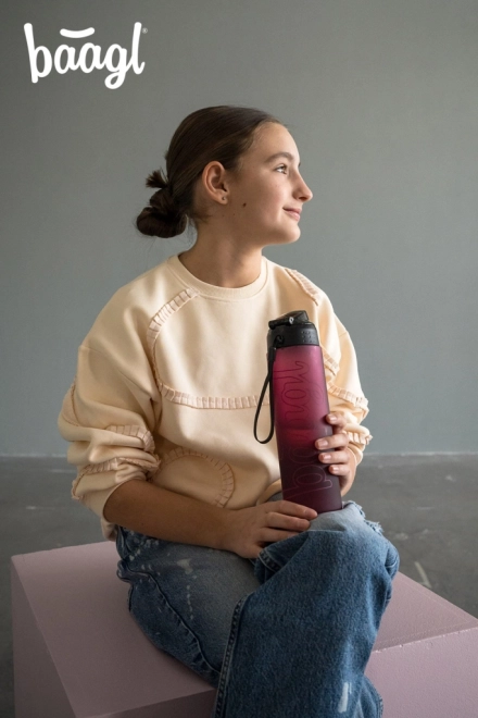 BAAGL Tritan vandflaske Ruby, 700 ml