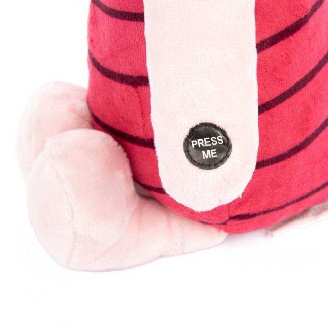 Interaktivt plysbamse-gris med lyd 28 cm