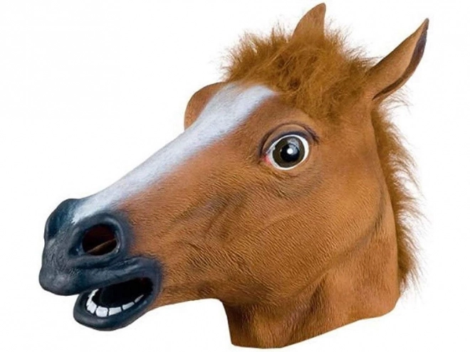 Latex hestemaske til fest