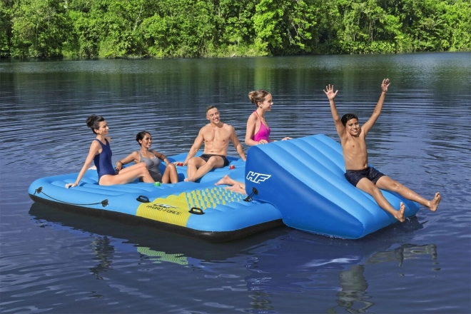 HYDRO-Force Ostrov + rutsjebane 376x311cm BESTWAY