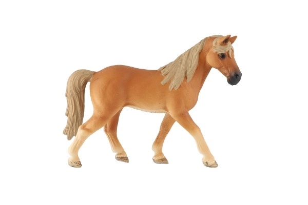 Hest huslig rød plastik 13cm i pose