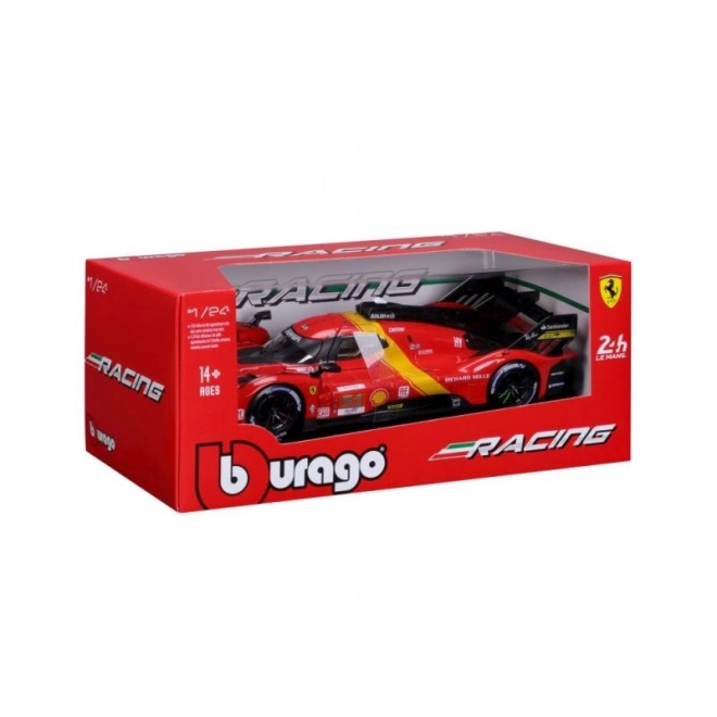 Bburago 1:24 Ferrari Racing - 499P LMH - Rød #51
