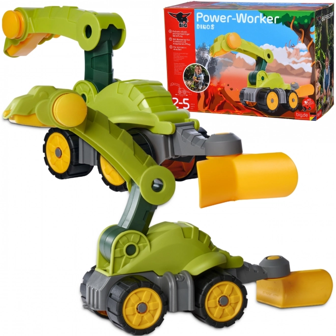BIG Sand Legetøj Dino køretøj Power Worker