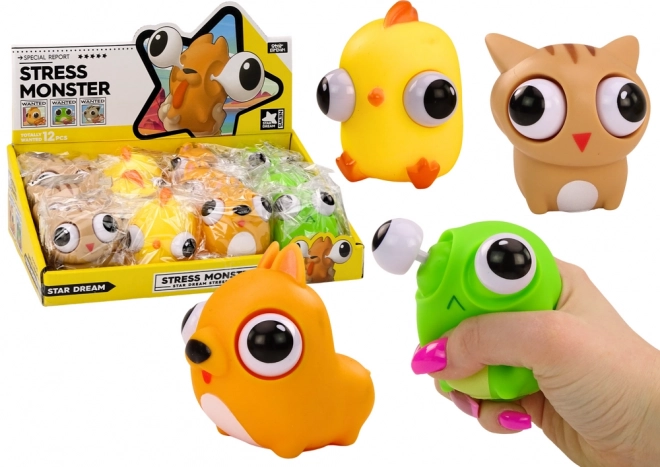 Antistress Legetøj Happy Monster Squish Sensory MIX