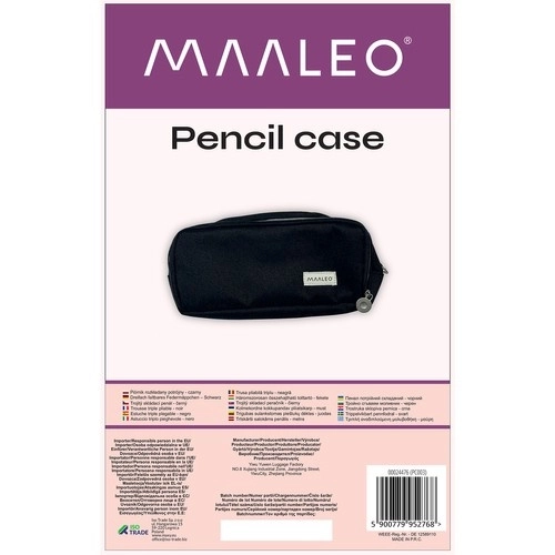 Sort tre-kammer penalhus Maaleo