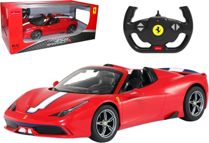 RC bil Rastar 1:14 Ferrari LaFerrari Aperta rød cabriolet